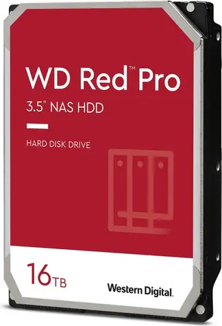 WD Red Pro 16TB / HDD / 3.5" SATA III / 7 200 rpm / 512MB cache / 5y / pro NAS