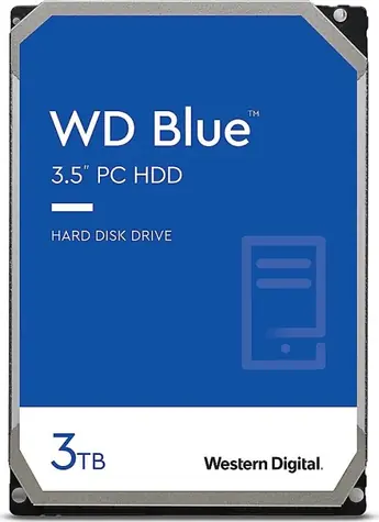 WD Blue 3TB / HDD / 3.5" SATA III / 5 400 rpm / 256MB cache / 2y