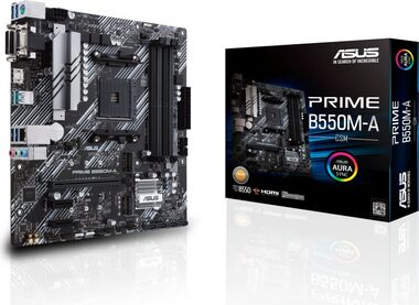 ASUS PRIME B550M-A CSM / AMD B550 / DDR4 / SATA III RAID / USB / GLAN / M.2 / sc.AM4 / m-ATX
