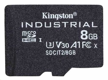 Kingston microSDHC 8GB Industrial / UHS-I V30 / U3 / Class 10