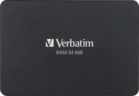 Verbatim Vi550 S3 512GB / SSD / 2.5" / SATA III / 3D NAND / R: 560MBs / W:535MBs / IOPS R: 75413 W:86756 / MTBF 2mh / 3y