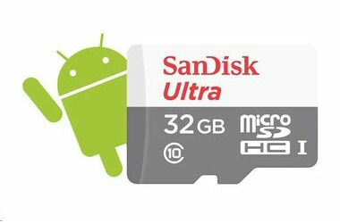 SanDisk Ultra microSDHC 32GB / Class 10 / UHS-I / čtení: až 100MBs