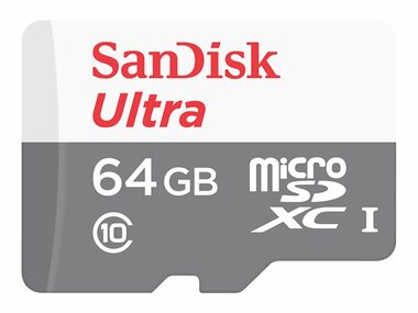SanDisk Ultra microSDXC 64GB / Class 10 / UHS-I / čtení: až 100MBs