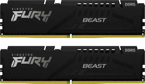 Kingston FURY Beast Black 64GB (2x 32GB) DDR5 5200MHz / CL40 / DIMM 