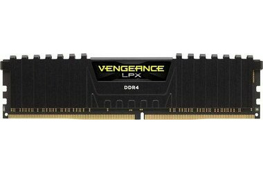 Corsair Vengeance LPX Black 8GB (1x8GB) 3200MHz / DDR4 / PC4-25600 / CL16-18-18-36 / 1.35V / XMP2.0 