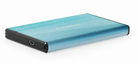 Gembird EE2-U3S-3-B modrá / externí box / 2.5" / hliníkový / USB 3.0