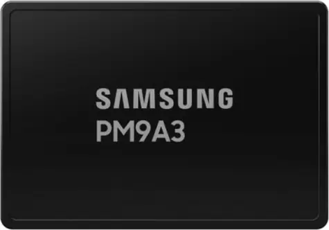 SAMSUNG PM9A3 7.68TB / SSD / 2.5" SATA III / TLC / R: 6800 MBps / W: 4000 MBps / IOPS: 1000K 180K / MTBF 1.3mh / 2y