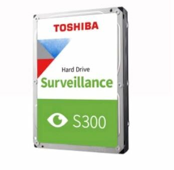 Toshiba S300 Surveillance 4TB / 3.5" / 5 400 rpm / 128MB cache / SATA III / Interní 