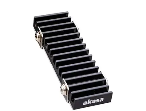 Akasa Gecko Pro / pasivní chladič pro M.2 SSD / hliník