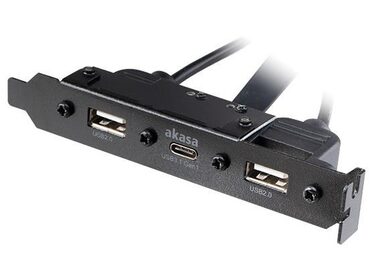 Akasa AK-CBUB53-40BK / PCIe rozšiřovací adaptér / USB 3.1 / USB 2.0