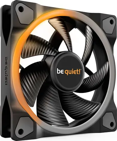 be quiet! Light Wings 120 černá / 120mm / ARGB / Rifle Bearing / 20.6dB @ 1700RPM / 41.51CFM / 4-pin