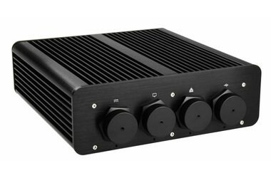 Akasa Pascal MD UCFF černá / Mini ITX / IP65 / možnost pověšení na zeď / hliník / OEM / bez ventilátoru