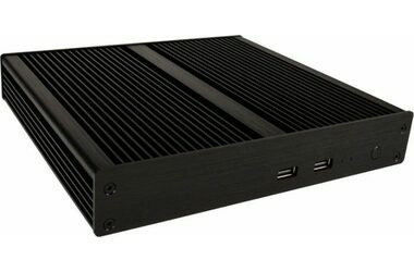 Akasa Plato NE Compact 1.4L černá / Mini ITX / možnost pověšení na zeď / hliník / OEM / bez ventilátoru