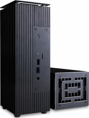 Akasa Turing A50 MKII UCFF černá / UCFF 4"*4" / hliník / OEM / bez ventilátoru