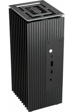 Akasa Turing FX Fabless UCFF černá / UCFF 4"*4" / hliník / OEM / bez ventilátoru