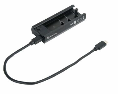 SilverStone TS16 Externí NVMe dokovací stanice černá / USB-C / 10Gb/s / pro M.2 SSD