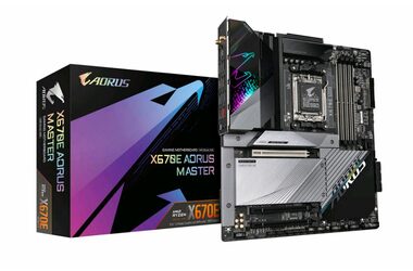 GIGABYTE X670E AORUS MASTER / AMD X670 / DDR5 / SATA III RAID / USB / GLAN / M.2 / sc.AM5 / ATX