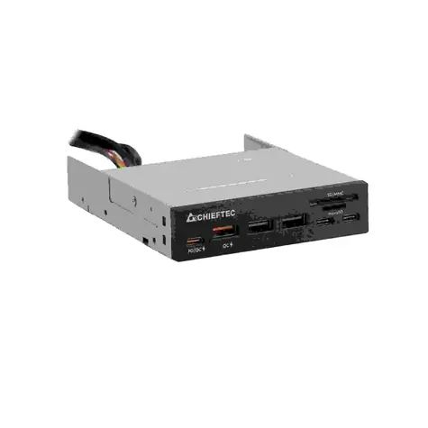 Chieftec CRD-908H černá / interní čtečka karet 3.5" / USB 3.2