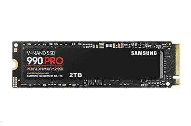 SAMSUNG 990 PRO 2TB / SSD / M.2 NVMe PCI-E 4.0 / TLC / R:7450 MBps / W:6900 MBps / IOPS: 1400K&1550K / MTBF 1.5mh / 5y