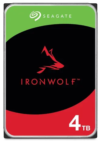 Seagate IronWolf 4TB / HDD / 3.5" SATA III / 5 400 rpm / 256MB cache / pro NAS / 3y