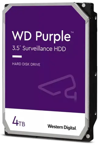 WD Purple 4TB / HDD / 3.5" SATA III / 5 400 rpm / 256MB cache / 3y