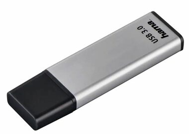 Hama 181054 flashPen Classic 128 GB šedá / Flash disk / čtení: až 40 MBs