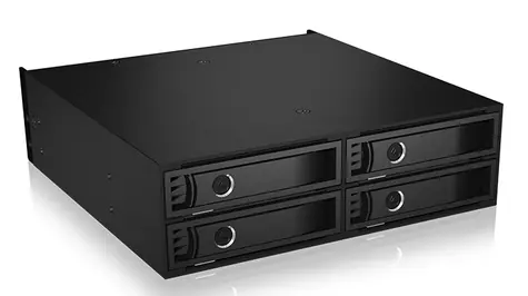 Icy Box IB-2242U2K černá / Backplane pro 4x 2.5" HDD/SSD / U.2 SFF-8639 / Hot-Swap