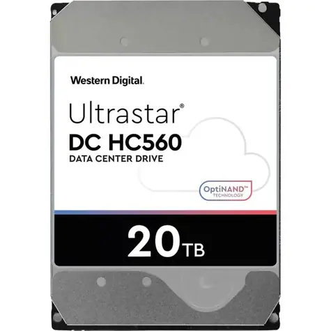 WD Ultrastar DC HC560 20TB / HDD / 3.5" SATA III / 7 200 rpm / 512MB cache / 5y