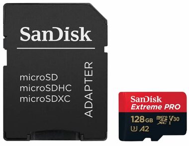 SanDisk Extreme PRO microSDXC 128GB + adaptér / Class 10 / UHS-I / čtení: až 200MBs