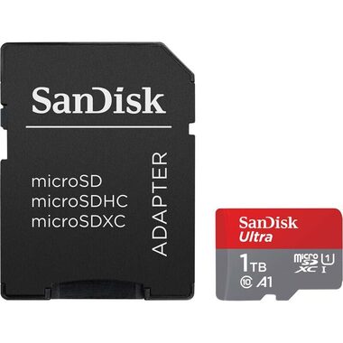 SanDisk Ultra microSDXC 1TB + adaptér / Class 10 / UHS-I / čtení: až 150MBs