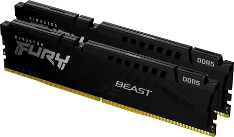 Kingston Fury Beast Black 16GB (2x8GB) DDR5 5600MHz EXPO / CL36 / DIMM / On-Die ECC / EXPO / XMP / 1.25V