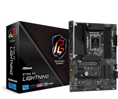 ASRock Z790 PG Lightning DDR5 / Z790 / LGA 1700 / 4x DDR5 / PCIEx16 / 1x 2.5GLAN / ATX