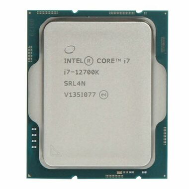 Intel Core i7-12700K @ 3.6GHz - TRAY / TB 5.0GHz / 12C20T / L3 25MB / UHD Graphics 770 / 1700 / Alder Lake / 190W