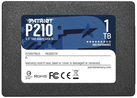Patriot P210 1TB / 2.5" / SSD / IOPS: 50K 50K / SATA III  