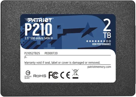 Patriot P220 2TB / 2.5" / SSD / IOPS: 50K 50K / SATA III  