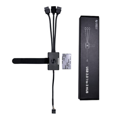 Lian Li USB 2.0 1-3 Hub černá / 1 x (M) 3 x (F)