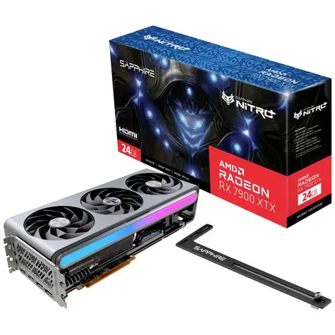Sapphire Radeon NITRO+ RX 7900 XTX Vapor-X Gaming / 2510-2680 MHz / 24GB D6 / 384-bit / 2x HDMI + 2x DP / (8+8+8) 