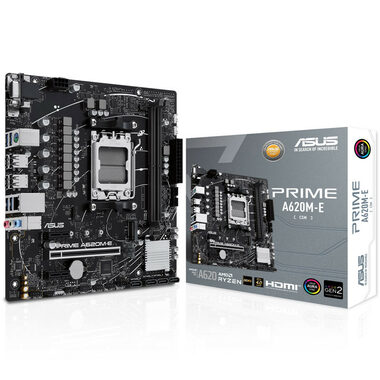 ASUS PRIME A620M-E-CSM / AMD A620 / DDR5 / SATA III / USB / GLAN / M.2 / sc. AM5 / mATX
