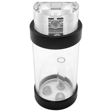 Singularity Computers Protium expanzní nádrž 100mm čirá - černá / 7x G1/4