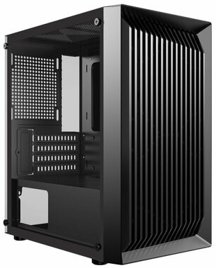 Crono PCC-200-2 černá / PC skříň / Micro-ATX / ITX / bez zdroje / bez ventilátorů
