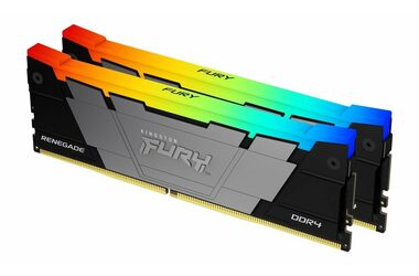 Kingston FURY Renegade RGB 32GB (2x 16GB) DDR4 3600MHz / CL16 / DIMM / 1.35V / Non-ECC / Un-Registered / 1Gx8