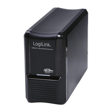 LogiLink UA0154A černá / Externí box pro 2x 3.5" disk / RAID / SATA / USB 3.0