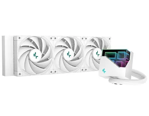 DEEPCOOL LT720 bílá / 3x 120mm / 500-2250 RPM / Intel + AMD 