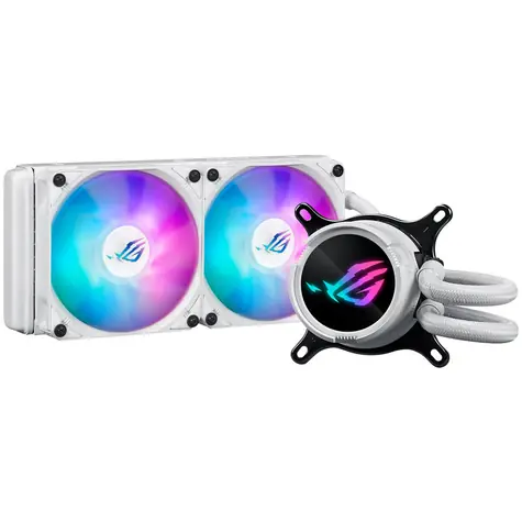 ASUS ROG STRIX LC III 240 ARGB bílá / komplet vodního chlazení CPU / 2x 120mm 