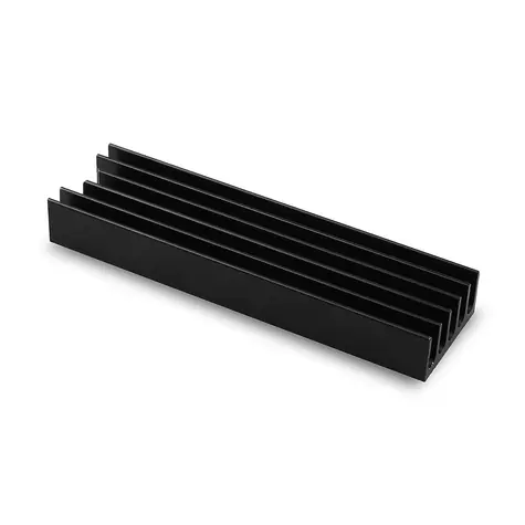 AXAGON CLR-M2L10, hliníkový pasivní chladič pro M.2 2280 SSD, výška 10 mm