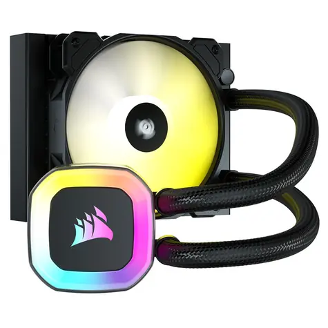 Corsair H55 RGB černá / 1x 120mm / 400-1500 RPM / Intel + AMD