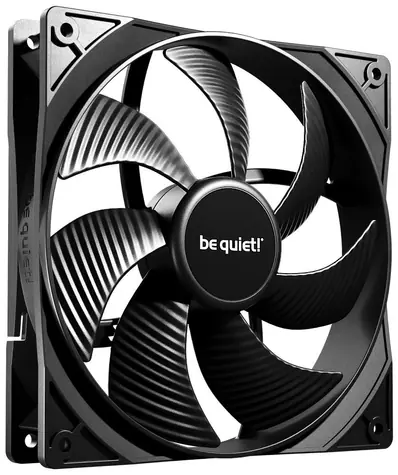 be quiet! Pure Wings 3 140mm PWM černá / 140mm / Rifle Bearing / 21.9dB @ 1200RPM / 57.4CFM / 4-pin PWM