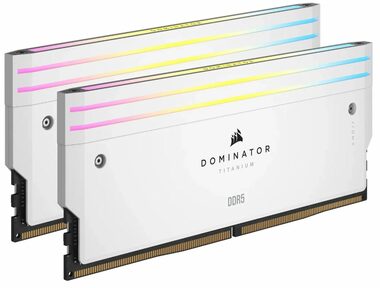 Corsair Dominator Titanium White 64GB (2x 32GB) DDR5 6000MHz bílá / CL30 / DIMM / XMP 3.0