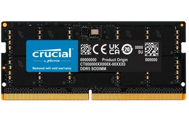 Crucial 32GB (1x32GB) DDR5 5600MHz / DDR5 / SO-DIMM / CL46 / 1.1V