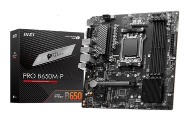 MSI PRO B650M-P / B650 / AM5 / 4x DDR5 / PCIEx16 / 2.5GLAN / mATX